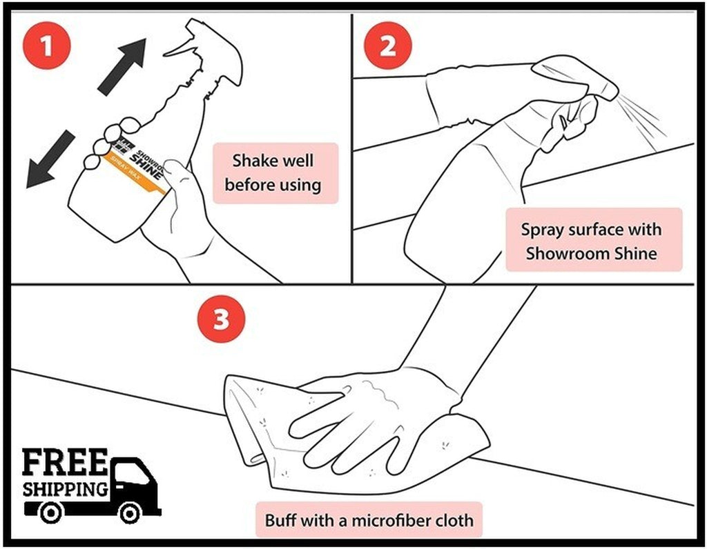 Malco Showroom Shine Spray Car Wax – Best Car Wax Spray for Professional Finish