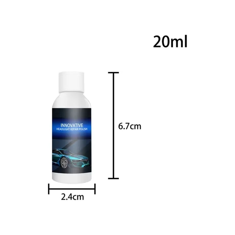 Car Headlight Repair Coating Solution Repair Kit Oxidation Rearview Coating Headlight Polishing Anti-Scratch Liquid Car Wash