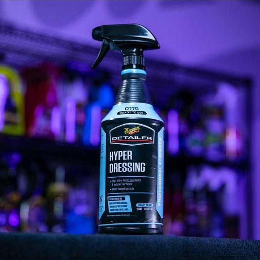 Meguiars D170 Hyper Dressing Ready to Use High Shine Finish for Rubber Vinyl ...