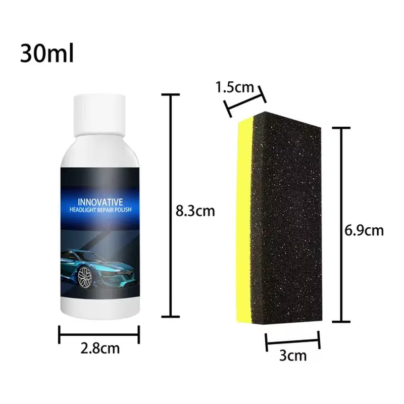 Car Headlight Repair Coating Solution Repair Kit Oxidation Rearview Coating Headlight Polishing Anti-Scratch Liquid Car Wash