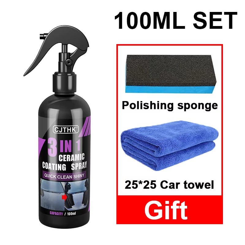 Ceramic Coating Car Nano Coating Agent Crystal Coating Liquid Hydrophobic Anti-Scratches Car Wax Coating Car Polishing Coating