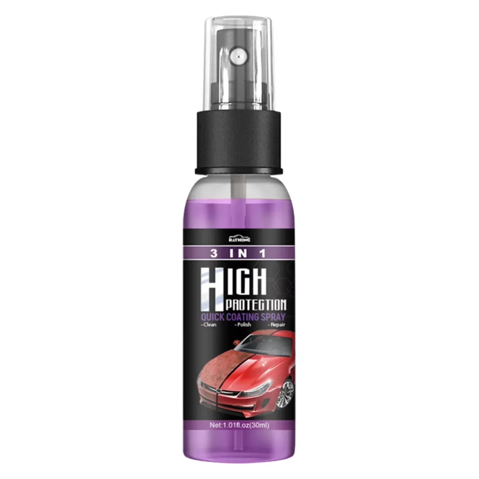 3 in 1 Car Ceramic Coating Spray Auto Nano Ceramic Coating Car Exterior Scratch Restorer Ceramic Spray Coating
