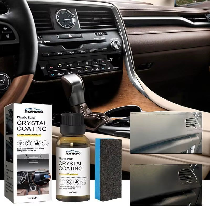 Ceramic Glass Coating Hydrophobic Coating Agent for Car Windshield-Waterproof, Anti-Rain, Anti-Fog, Long-Lasting Protection Kit