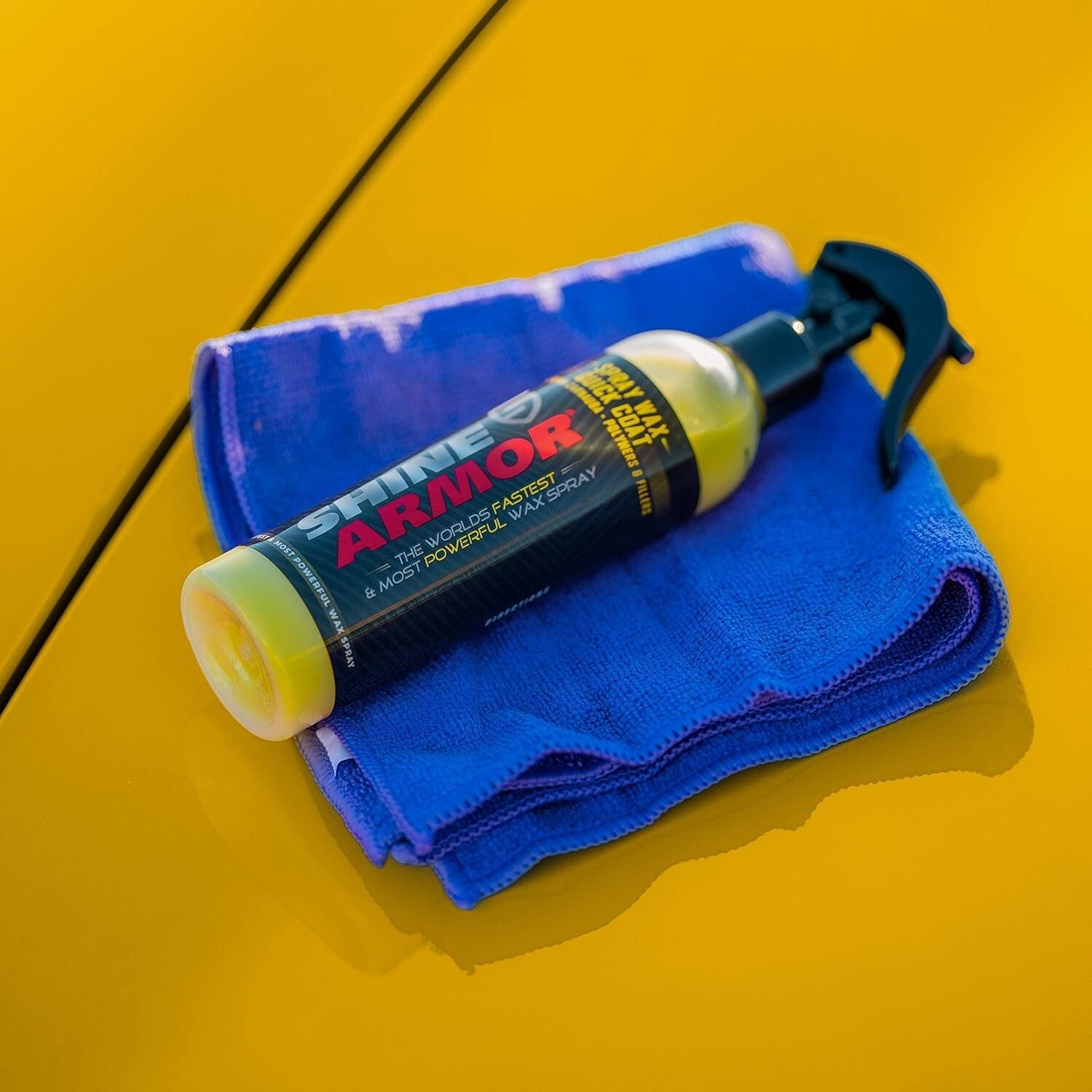 SHINE ARMOR Car Wax with Carnauba Wax - Liquid Spray Wax for Car - Hybrid Hyd...