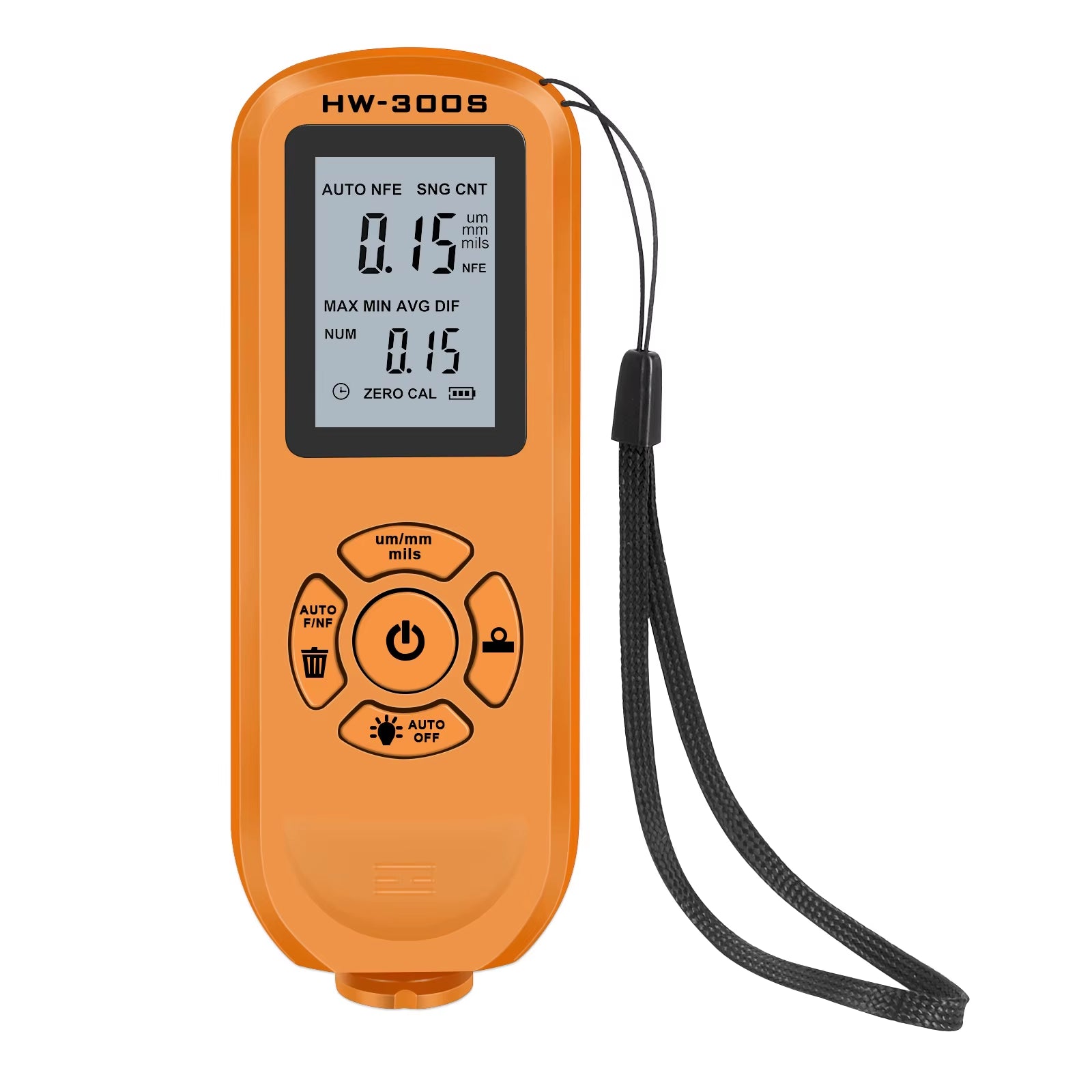 Car Paint Tester Coating Thickness Gauge with Digital LCD Backlight Display Coating Depth Detector Measuring Paint Depth