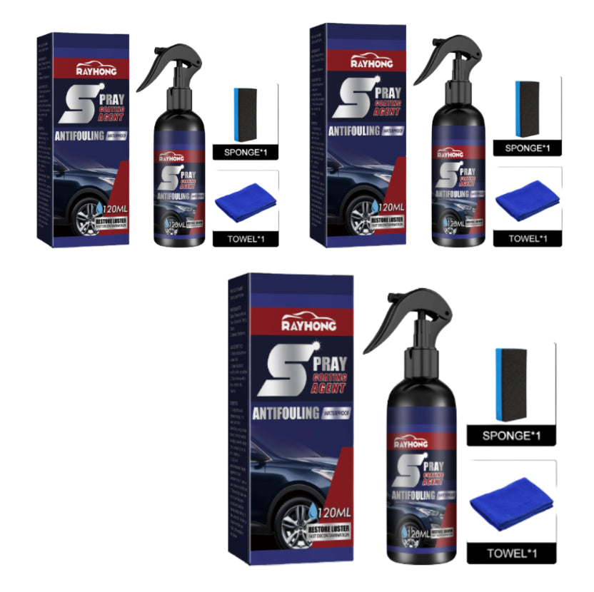 Rayhong Automobile Coating Spray Curing Paint Decontamination, Blackening and Brightening Automobile Coating Nano Coating Spray