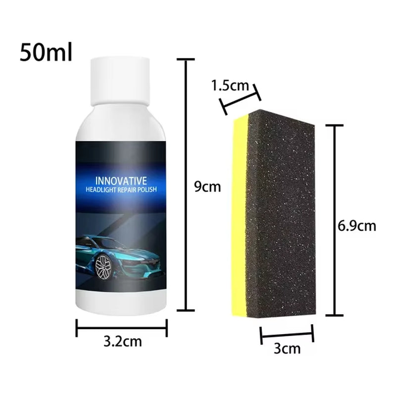 Car Headlight Repair Coating Solution Repair Kit Oxidation Rearview Coating Headlight Polishing Anti-Scratch Liquid Car Wash
