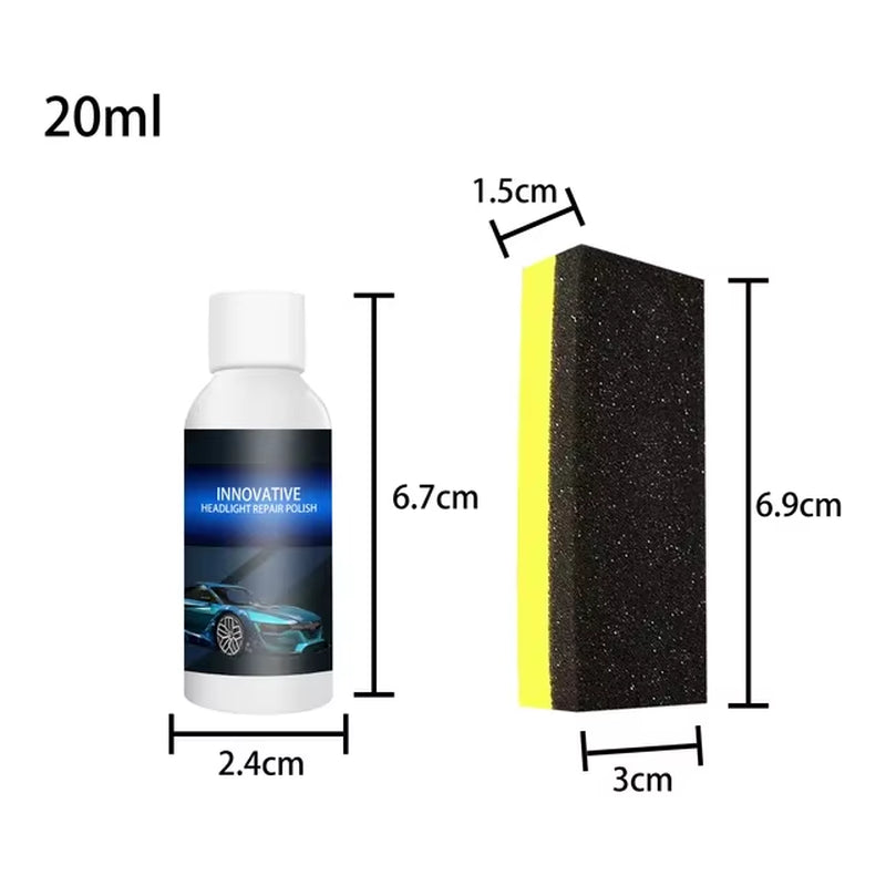 Car Headlight Repair Coating Solution Repair Kit Oxidation Rearview Coating Headlight Polishing Anti-Scratch Liquid Car Wash