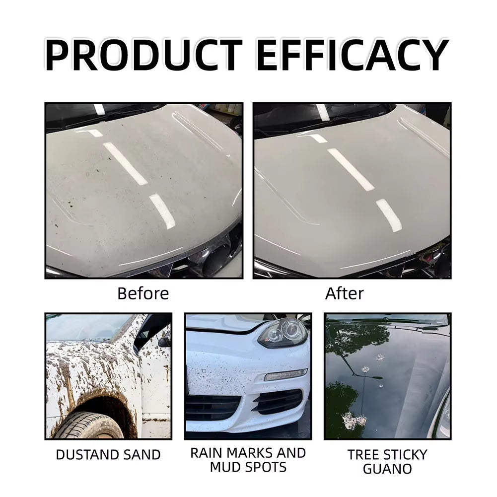 Car Scratch Repair Wax,Quick Carwash Car Wax,Titaniums Ceramic Wax Cream Professional Car Wax Coating Agents Car Care Products