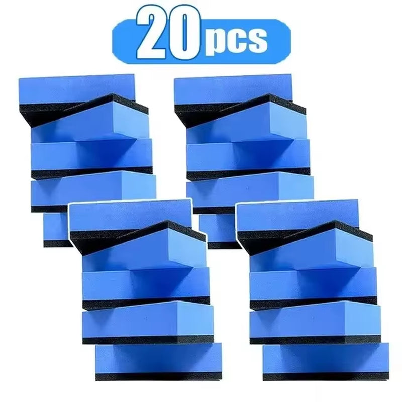 Car Polishing Coating Sponge Brush Coating Sealer Sponge Nano Applicator Pad for Polishing Wax Ceramic Coating Cleaning Tools