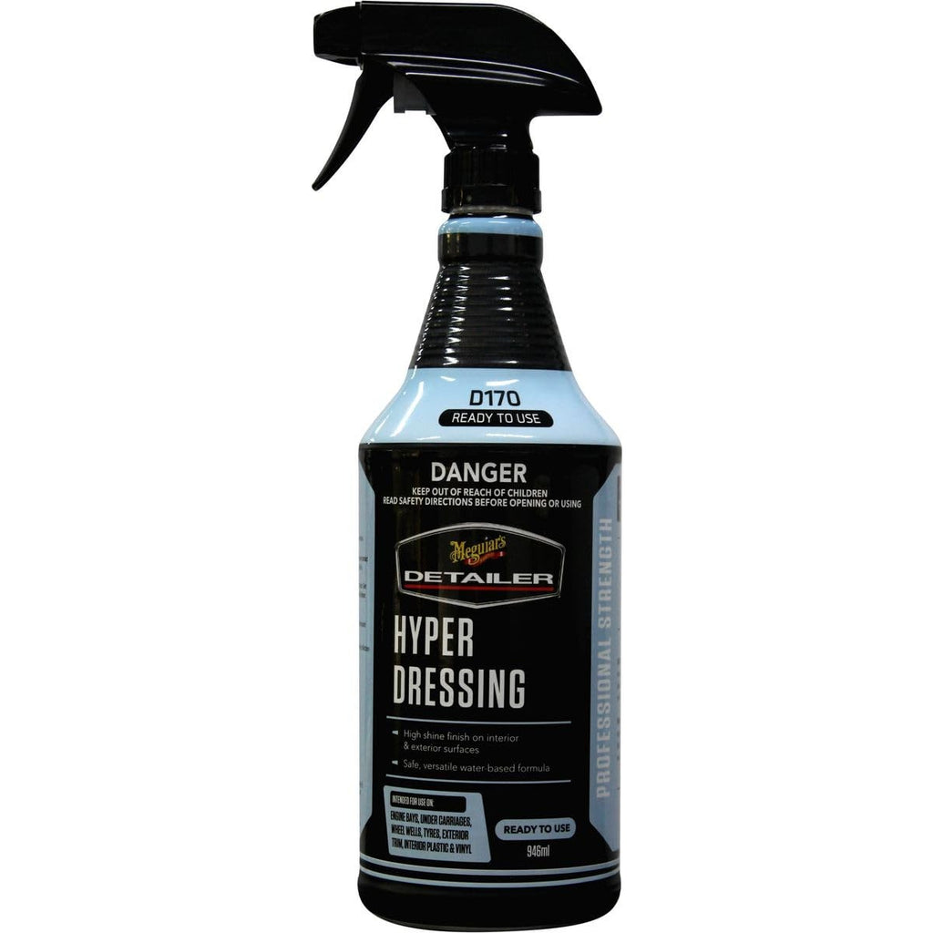 Meguiars D170 Hyper Dressing Ready to Use High Shine Finish for Rubber Vinyl ...